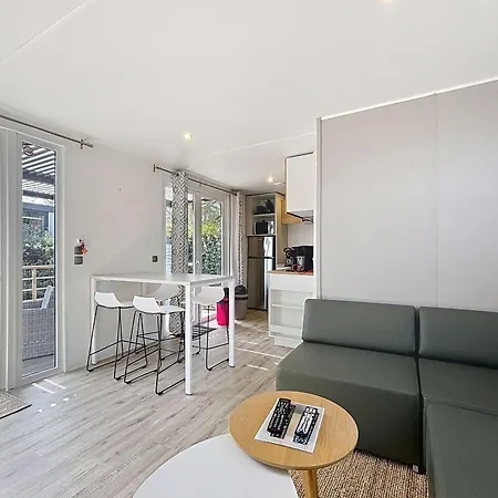 Mobil-home Grand Confort A 200m De La Plage, 4 Pers, Piscine Chauffee, Parking, Wi-fi Inclus - Fr-1-361a-8 Ferienhaus Jullouville-les-Pins