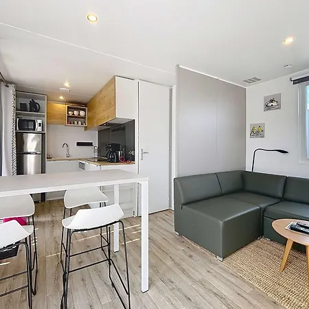 Mobil-home Grand Confort A 200m De La Plage, 4 Pers, Piscine Chauffee, Parking, Wi-fi Inclus - Fr-1-361a-8 Jullouville-les-Pins