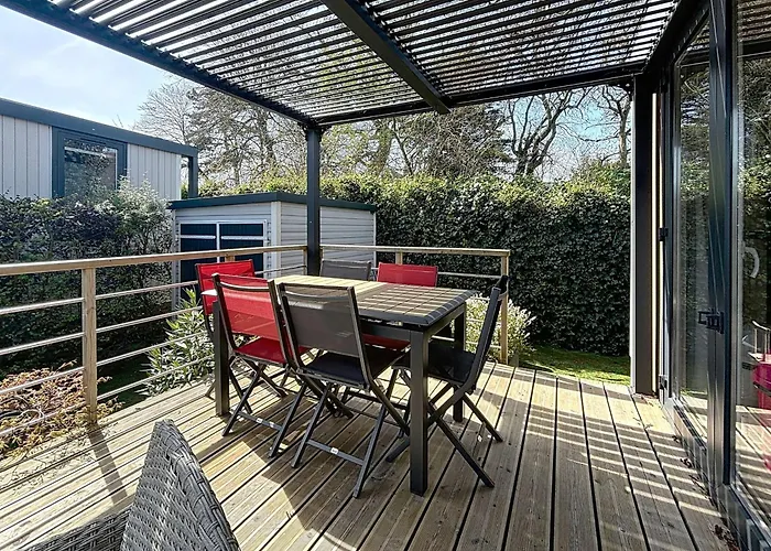 Mobil-home Grand Confort A 200m De La Plage, 4 Pers, Piscine Chauffee, Parking, Wi-fi Inclus - Fr-1-361a-8 度假居 瑞卢维尔莱潘