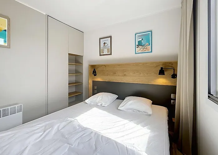 Mobil-home Grand Confort A 200m De La Plage, 4 Pers, Piscine Chauffee, Parking, Wi-fi Inclus - Fr-1-361a-8 * 瑞卢维尔莱潘