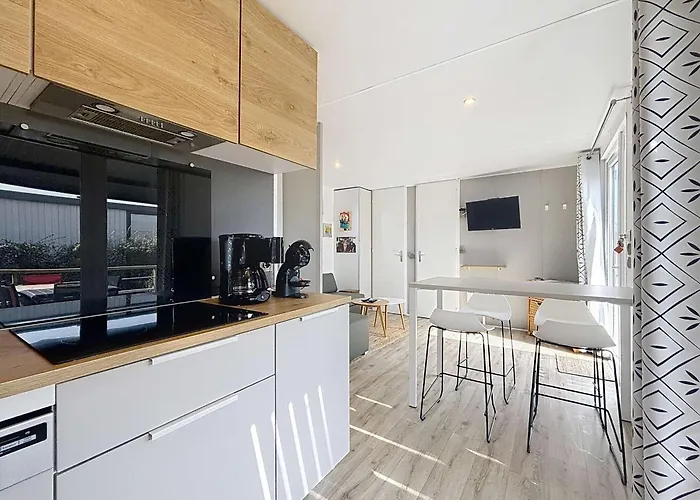 度假居 Mobil-home Grand Confort A 200m De La Plage, 4 Pers, Piscine Chauffee, Parking, Wi-fi Inclus - Fr-1-361a-8