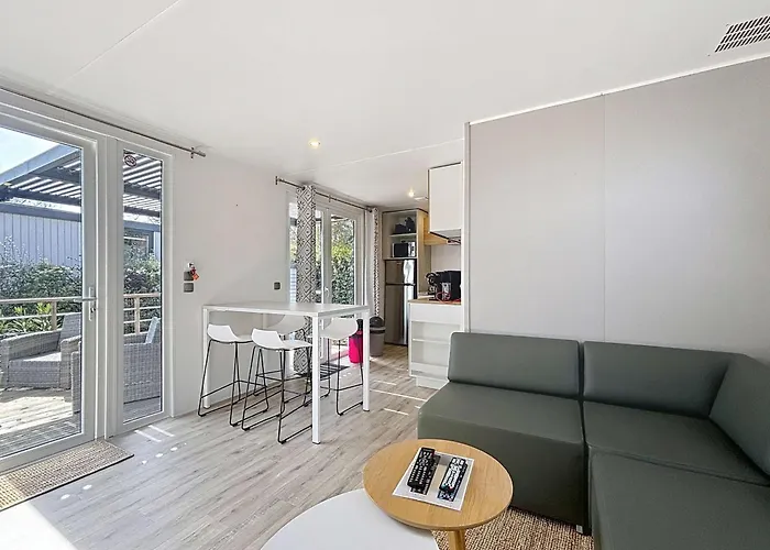 Mobil-home Grand Confort A 200m De La Plage, 4 Pers, Piscine Chauffee, Parking, Wi-fi Inclus - Fr-1-361a-8 度假居 瑞卢维尔莱潘