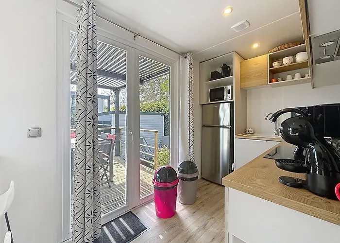 Mobil-home Grand Confort A 200m De La Plage, 4 Pers, Piscine Chauffee, Parking, Wi-fi Inclus - Fr-1-361a-8 *