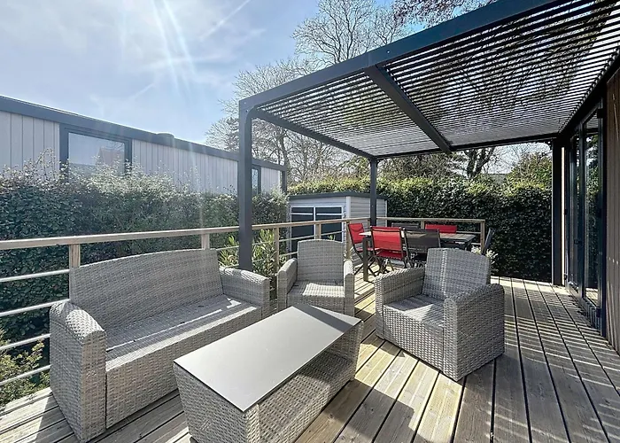 Mobil-home Grand Confort A 200m De La Plage, 4 Pers, Piscine Chauffee, Parking, Wi-fi Inclus - Fr-1-361a-8 度假居 *